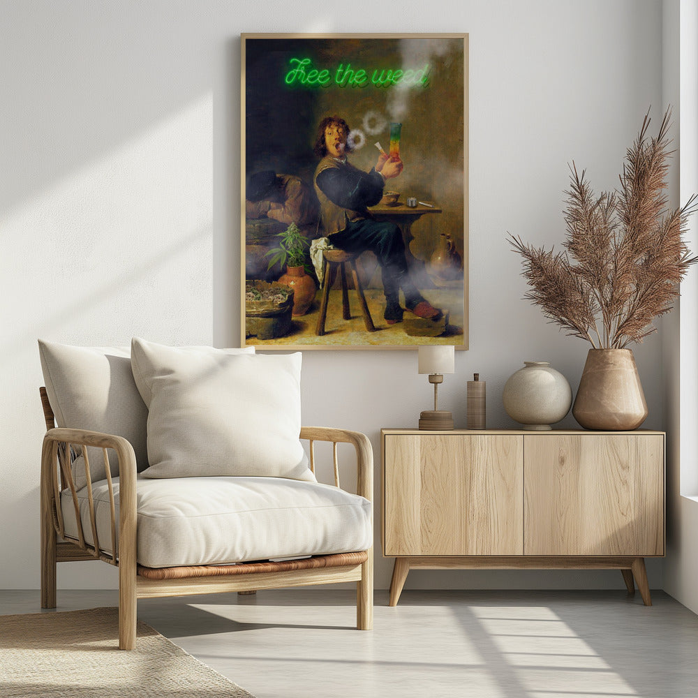Befreie das Gras | Poster