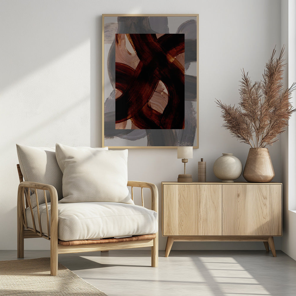 Abstrakte Pinselstriche 150 | Poster