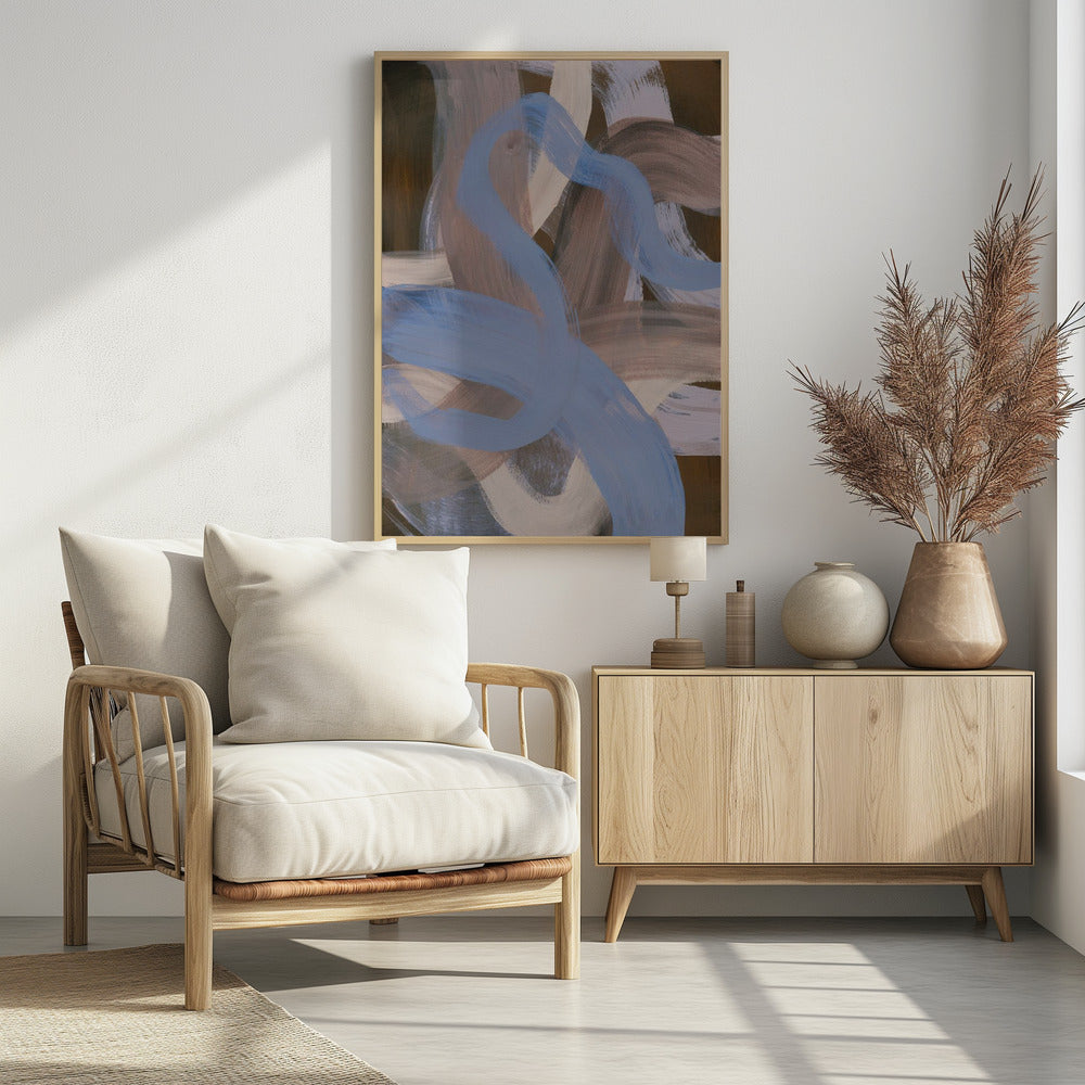 Abstrakte Pinselstriche 124X | Poster