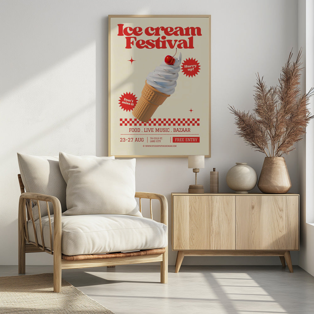 Eiscreme-Festival | Poster
