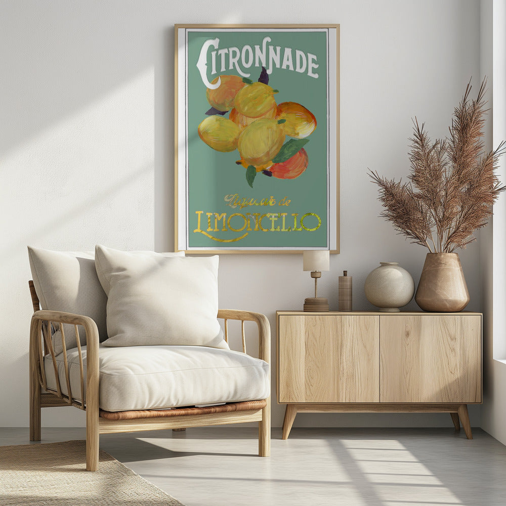 Zitronen-Limoncello | Poster