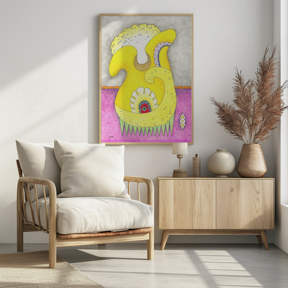 Gelbe Rose | Poster
