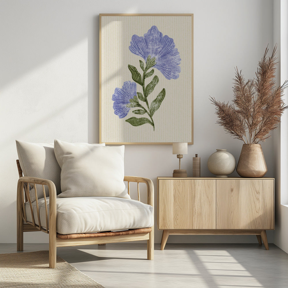 Vintage Blume | Poster