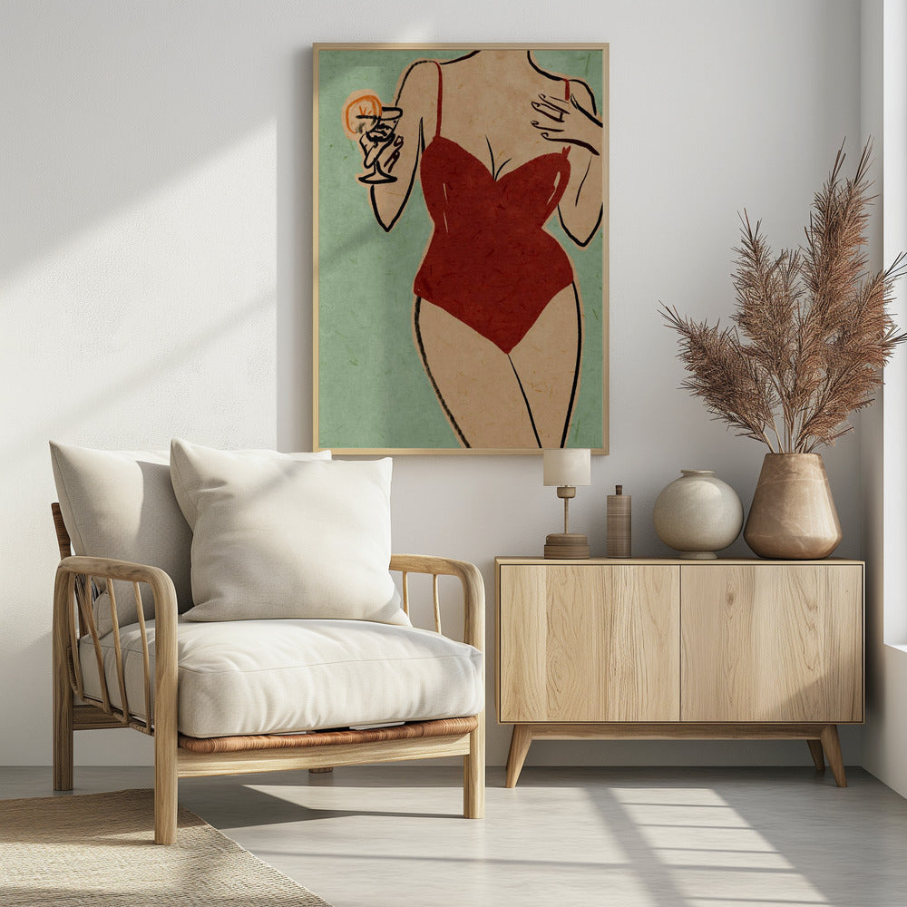 Strandmädchen | Poster