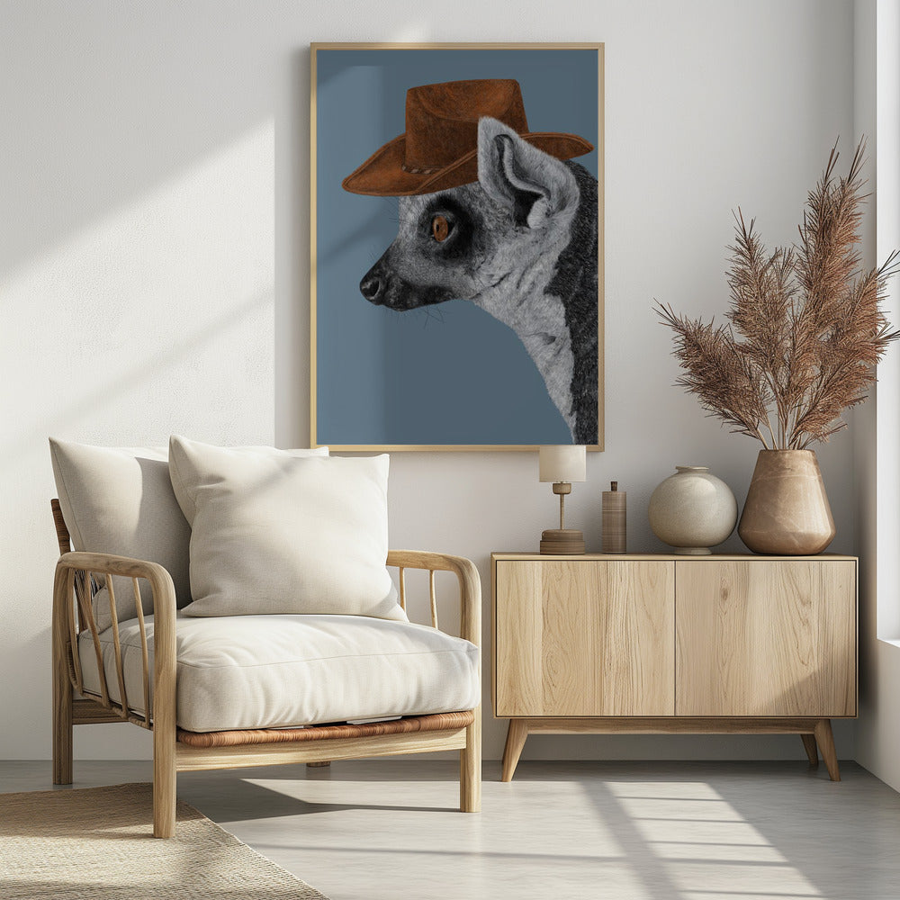 Felix, der Cowboy-Lemur | Poster
