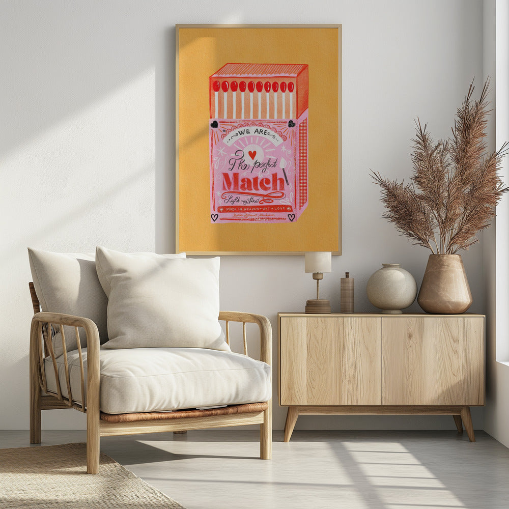 Streichholzschachtel - Das perfekte Streichholz | Poster