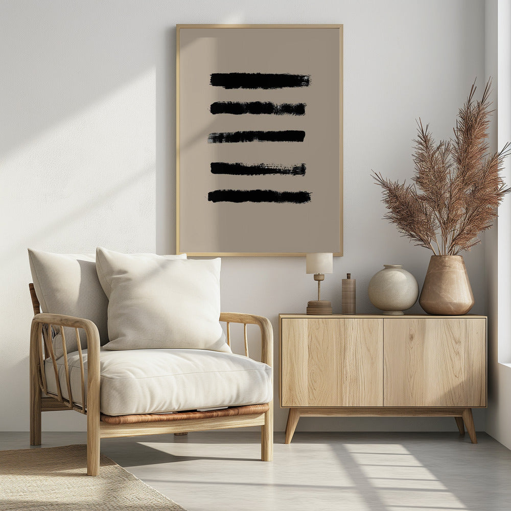 Mutige Striche Harmonie | Poster