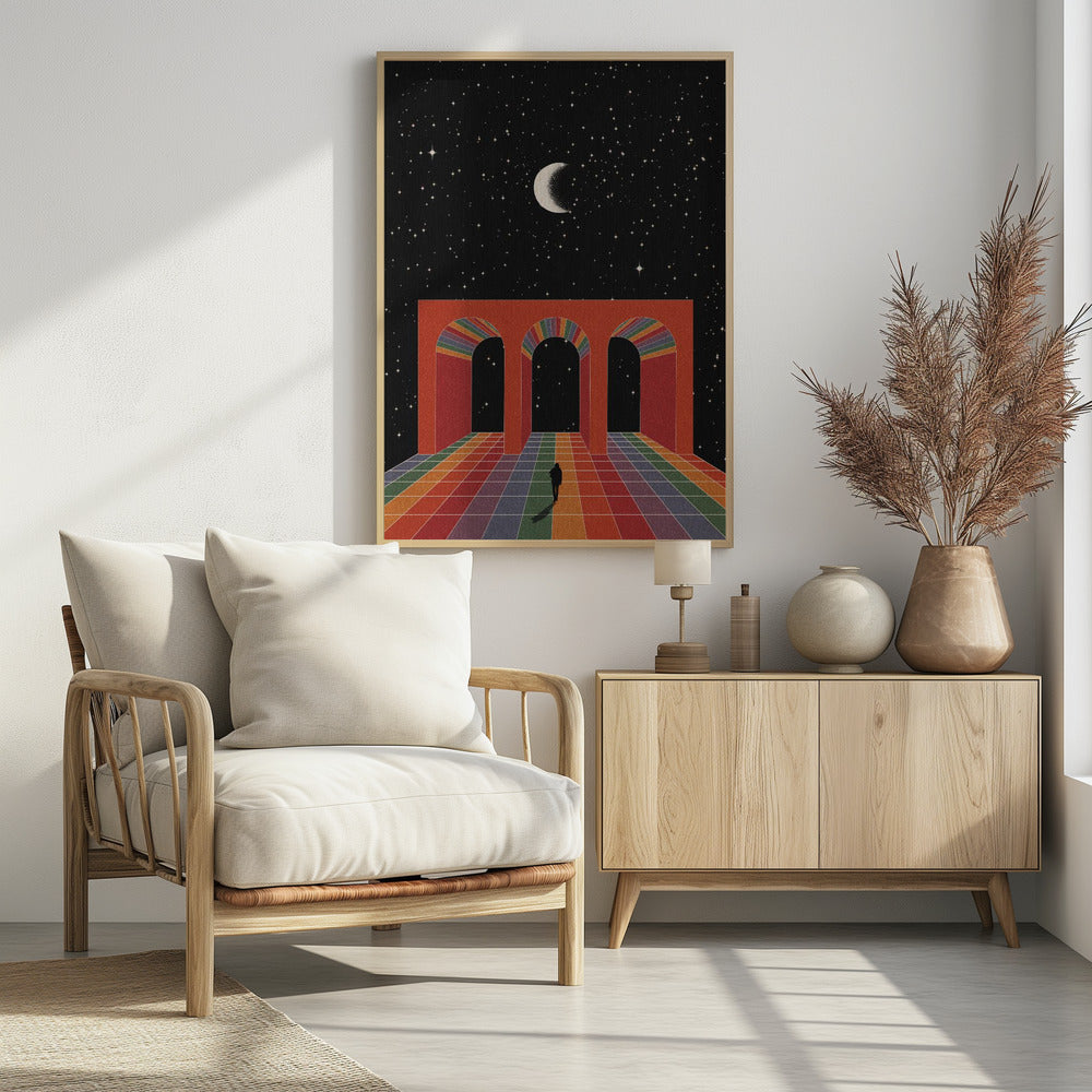 Triumphbogen im Weltraum | Poster