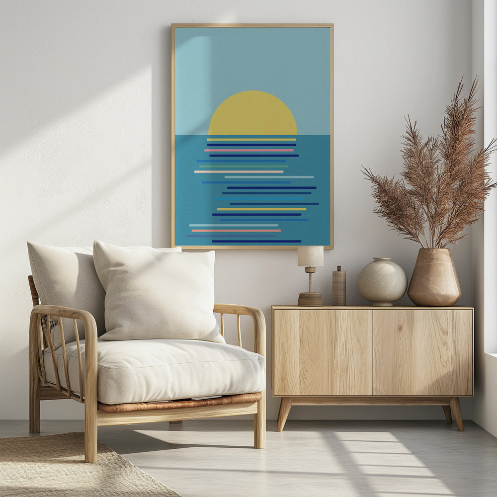 Sonnenaufgang in Ahrenshoop | Poster
