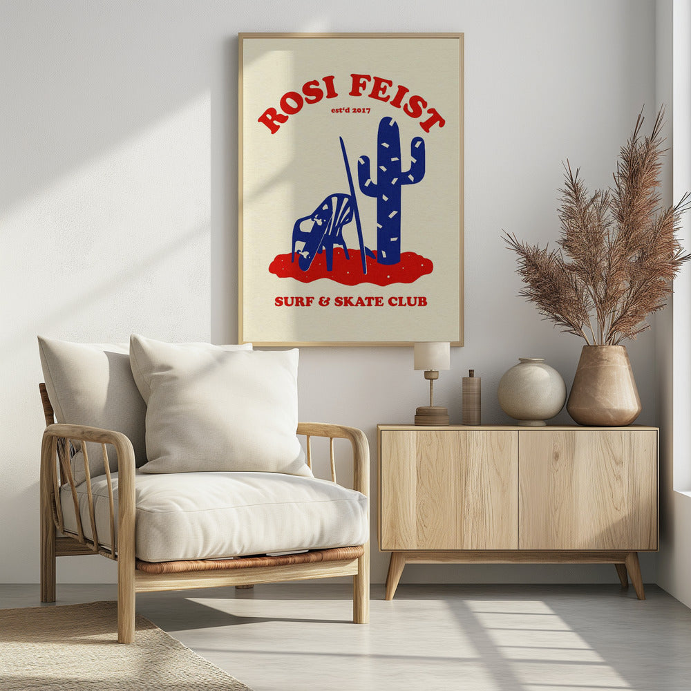 Rosi Feist Surf &amp; Skate Club | Poster