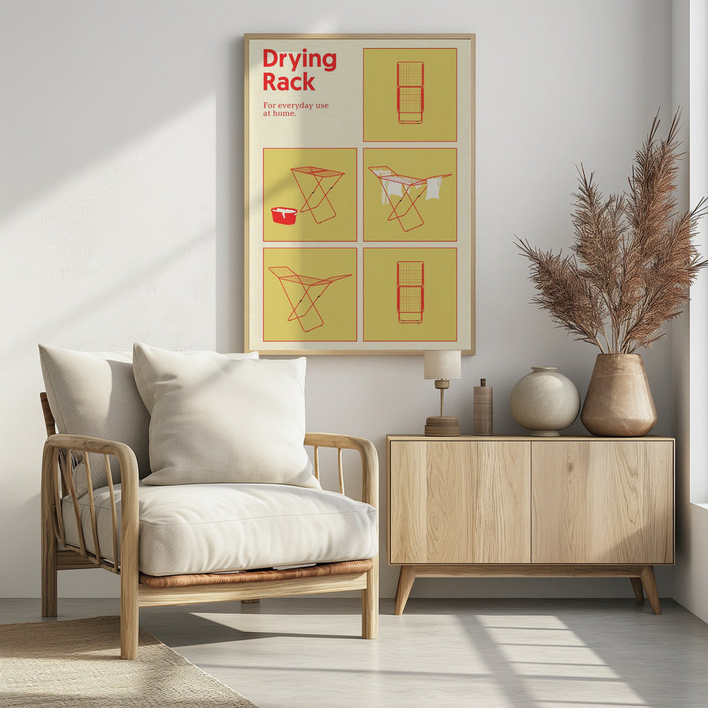 Poster Wäscheständer | Poster