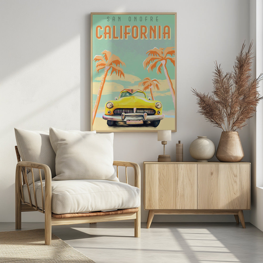 Kalifornien Surf Poster | Poster