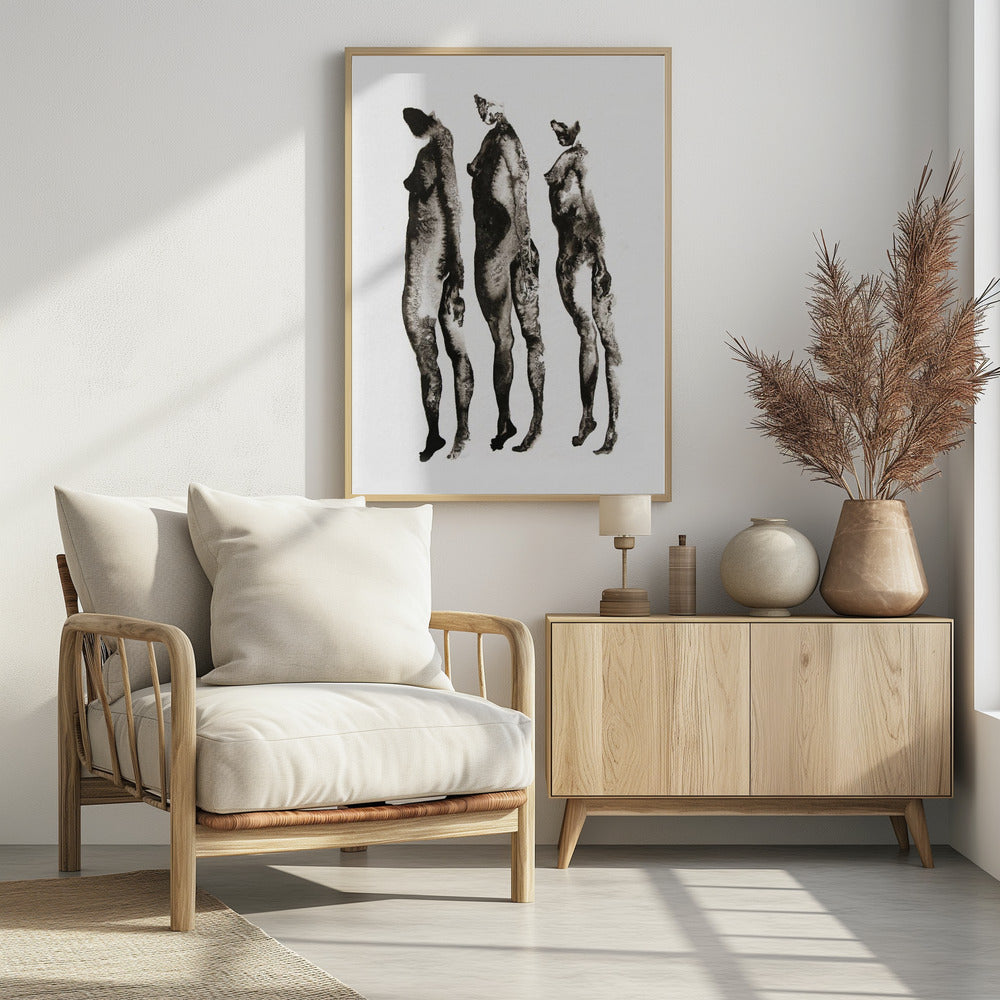 Figurenstudie 3x | Poster