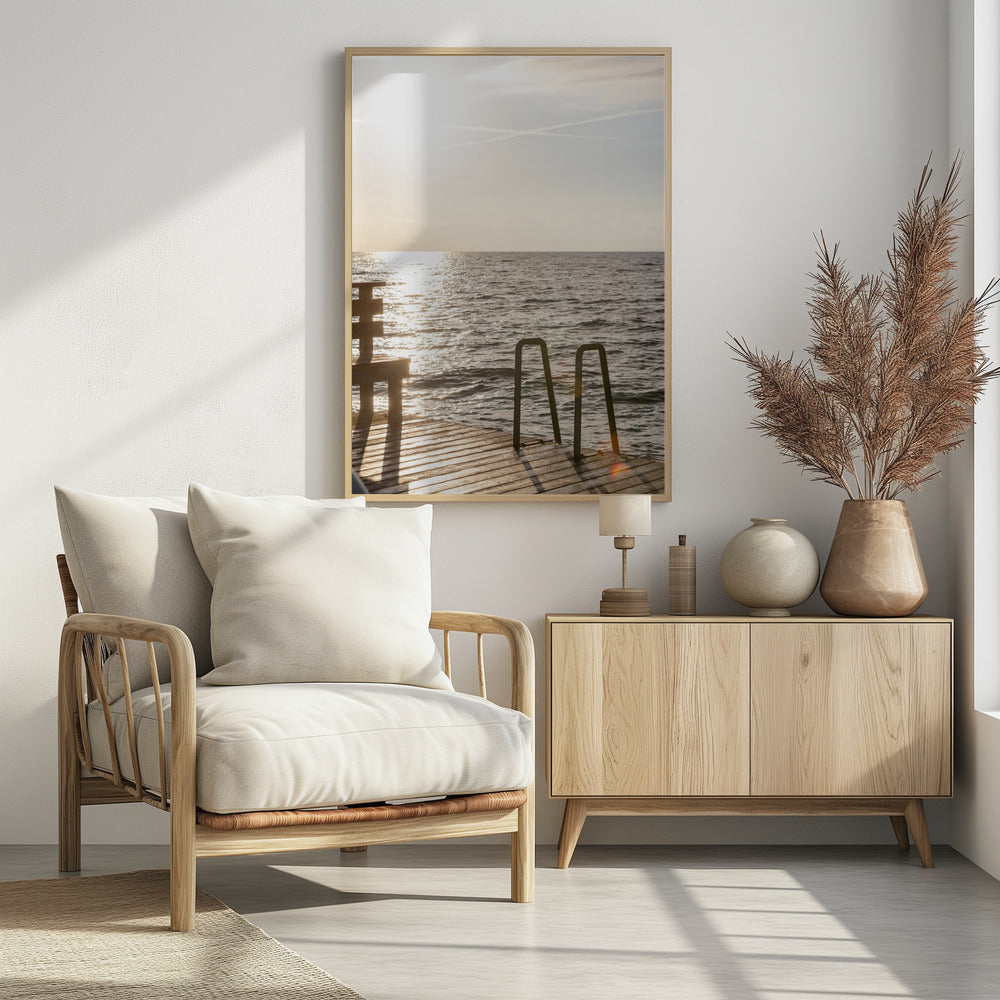 Sommermorgen-Schwimmen | Poster