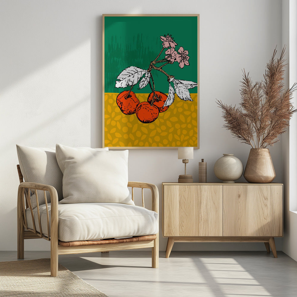Super Fruits – Kirsche für Leidenschaft und Liebe | Poster