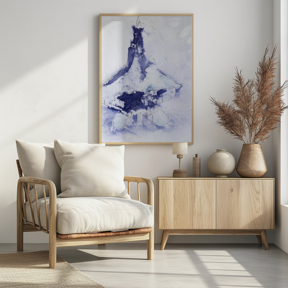 Kampjet-Studie (Indigo 3) | Poster