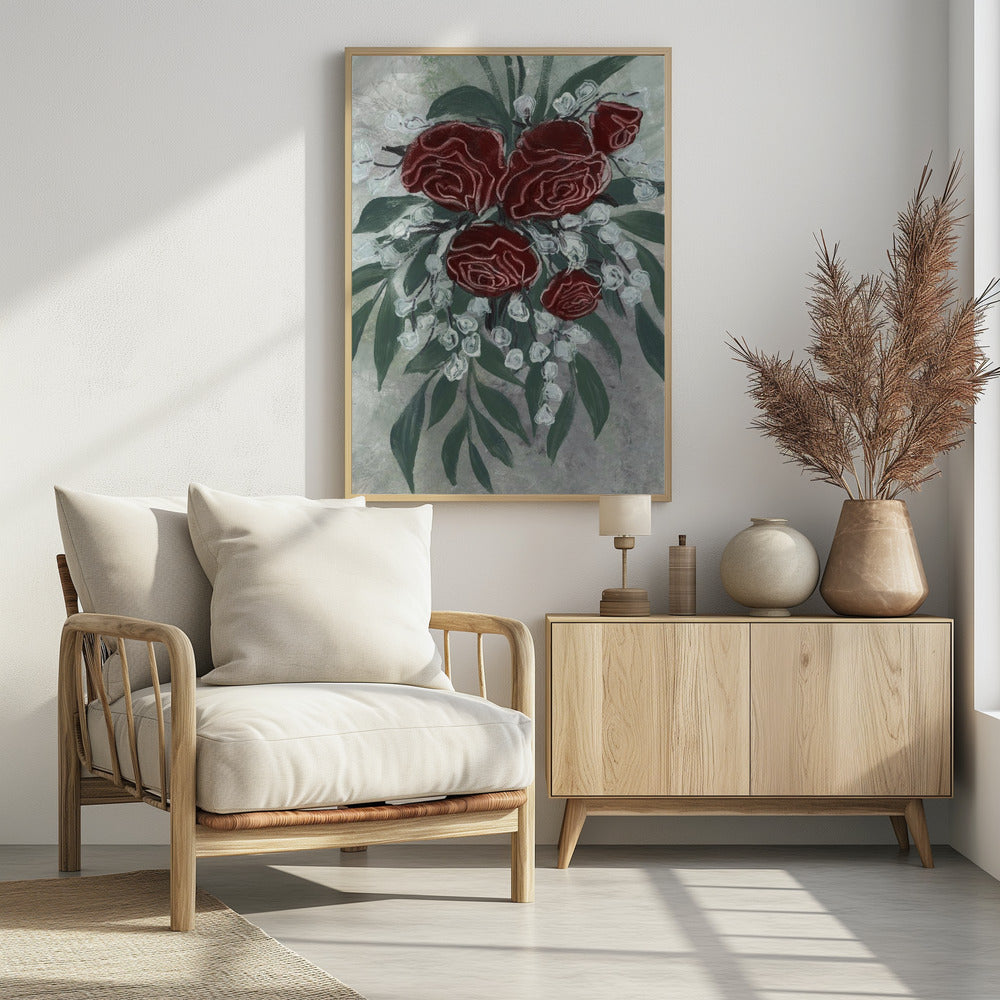 Zeldah rote Rosen | Poster