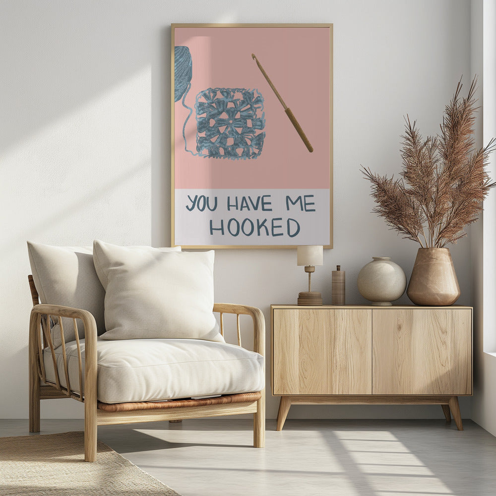 crochet hooked | Poster