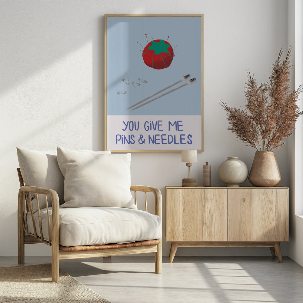 Nadeln und Kribbeln | Poster