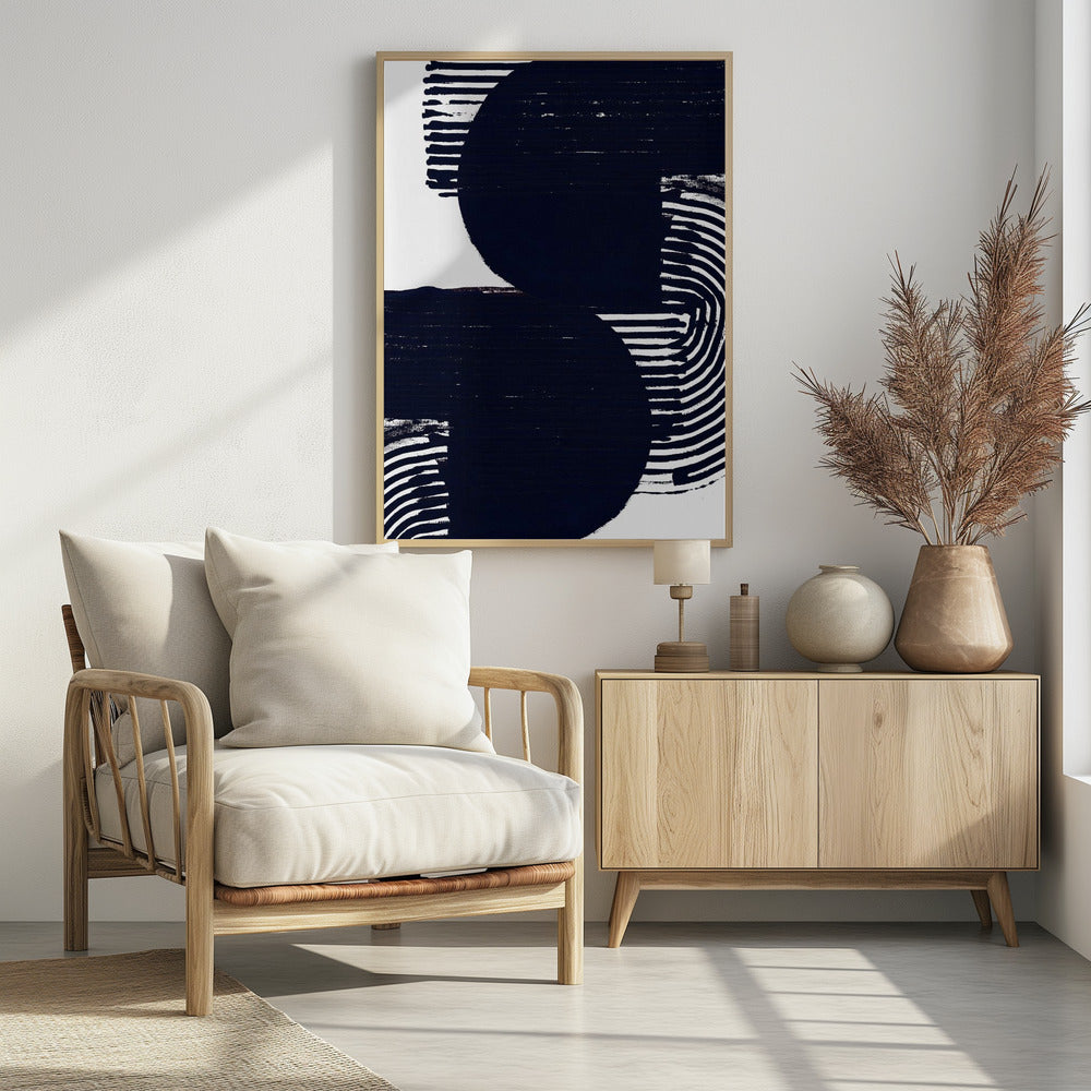 Abstrakte, kräftige Formen 3 | Poster