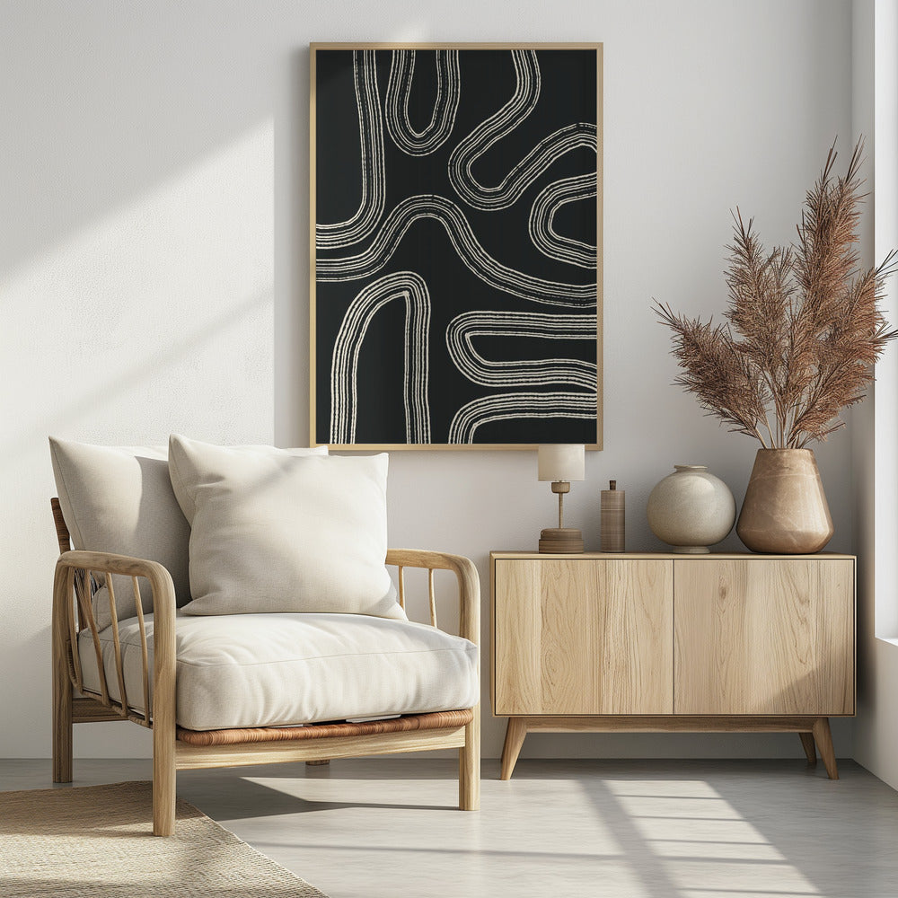 Geschwungene Wege | Poster