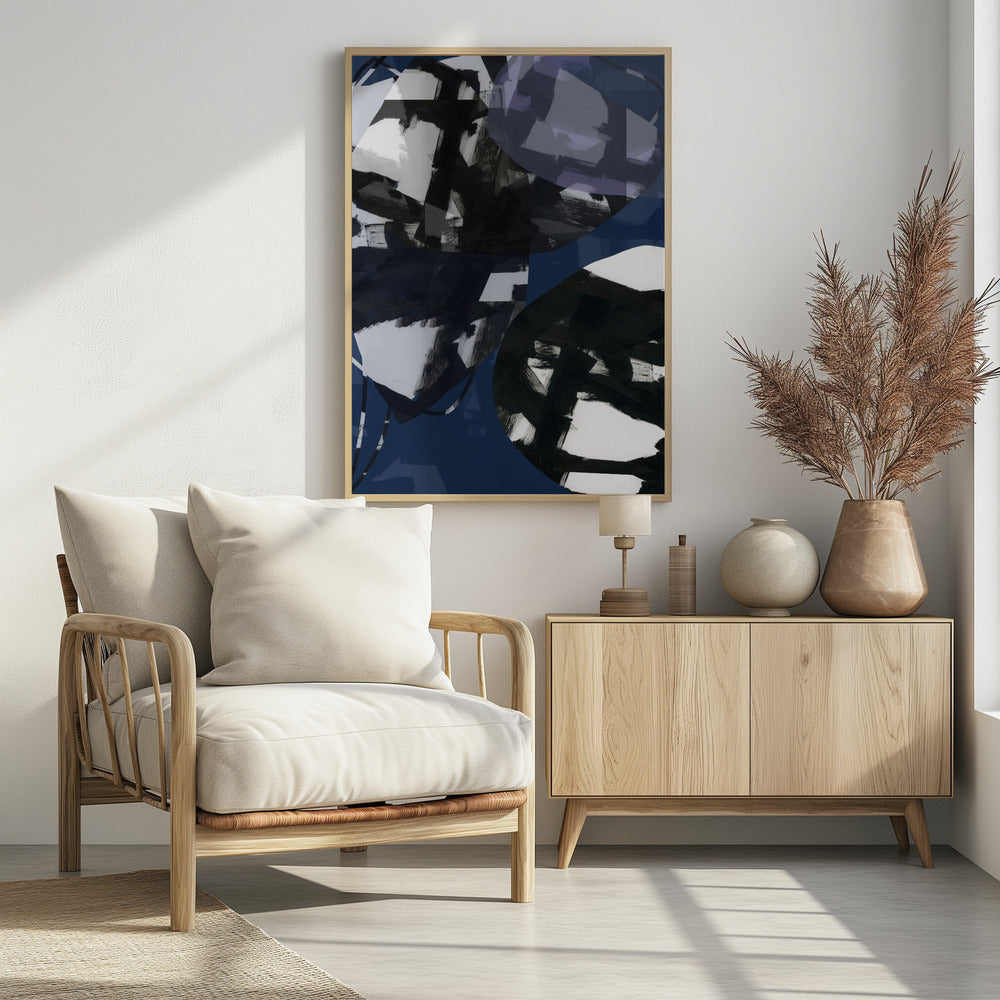 Dunkelblaue Schönheit Nr. 3 | Poster