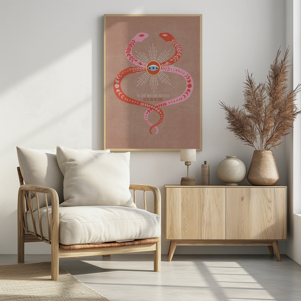 Visionäres Auge der Schlange | Poster