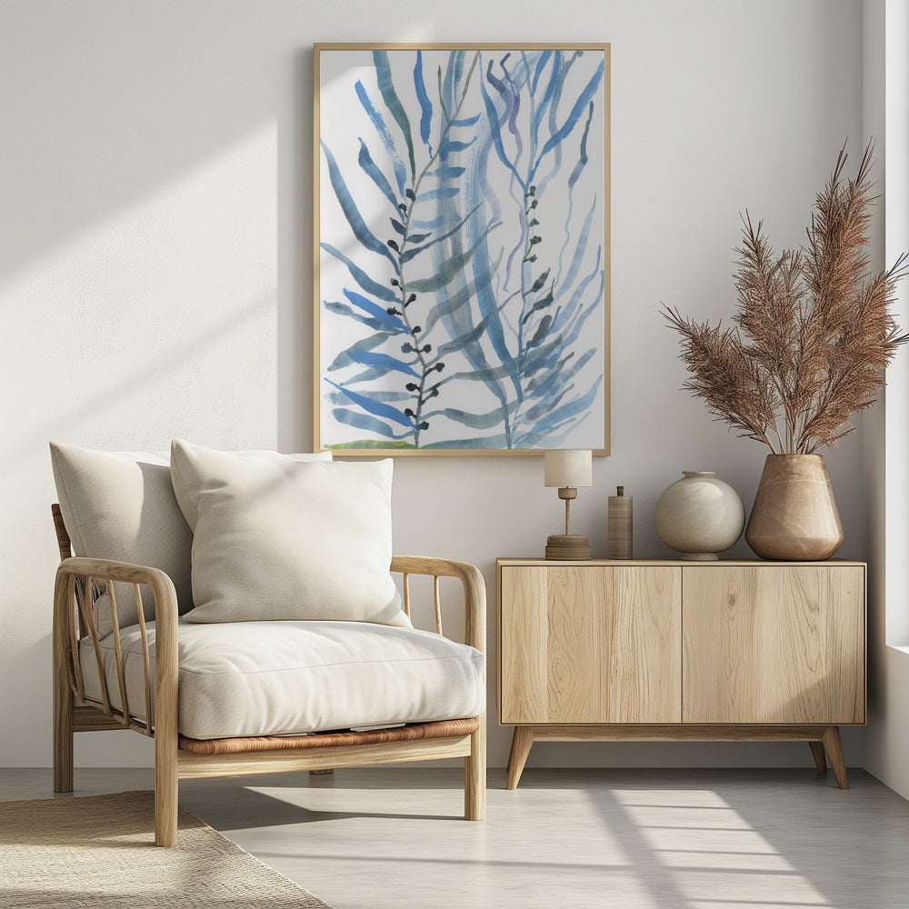 Blaue Algen Nr. 1 | Poster