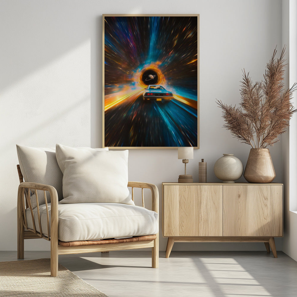 Kosmische Autoreise | Poster