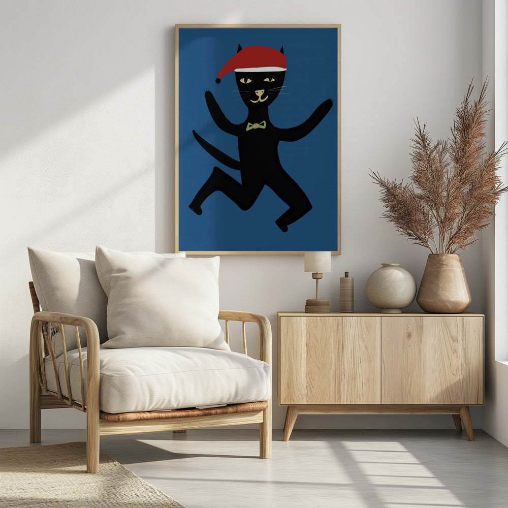Xmas cat | Poster