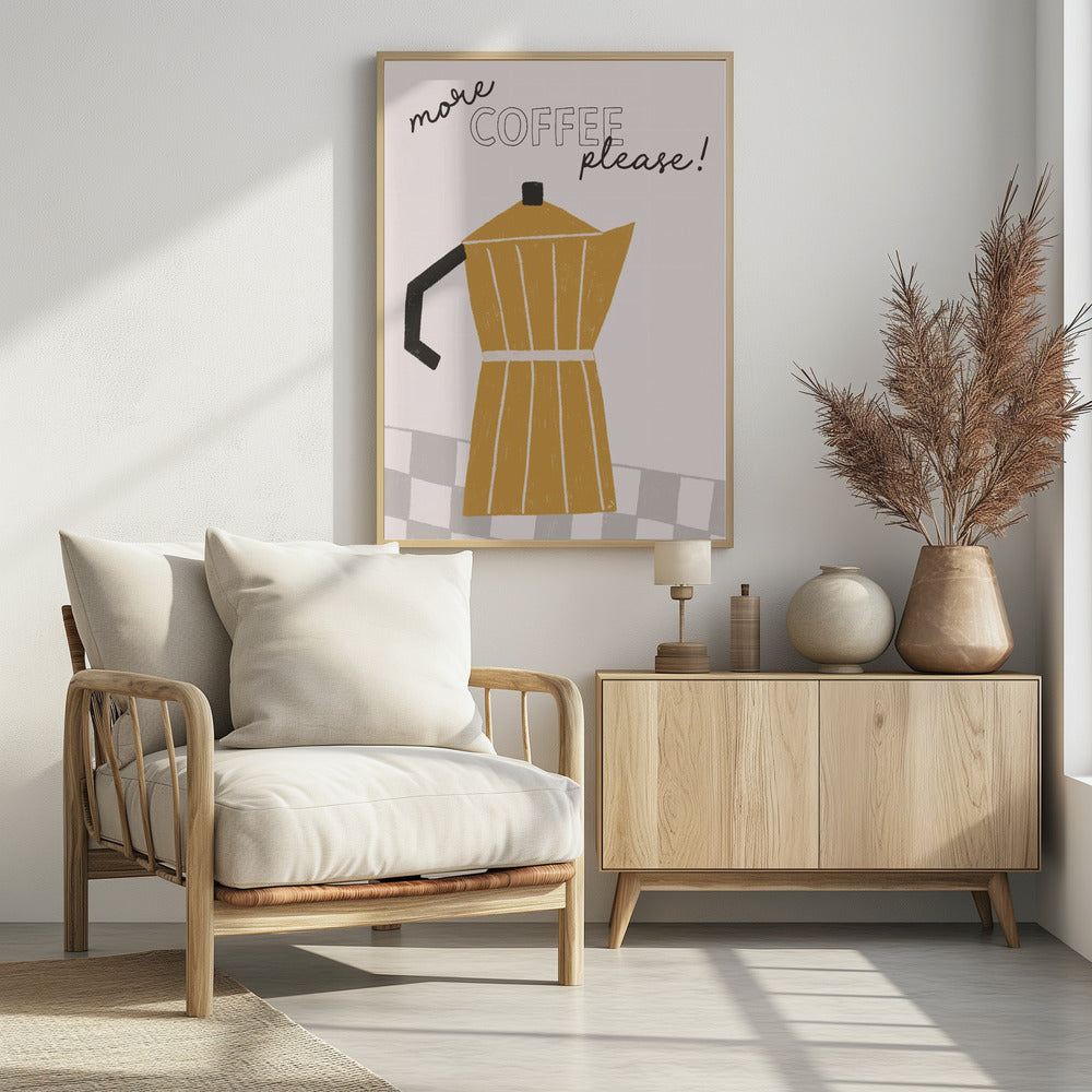 Mehr Kaffee | Poster