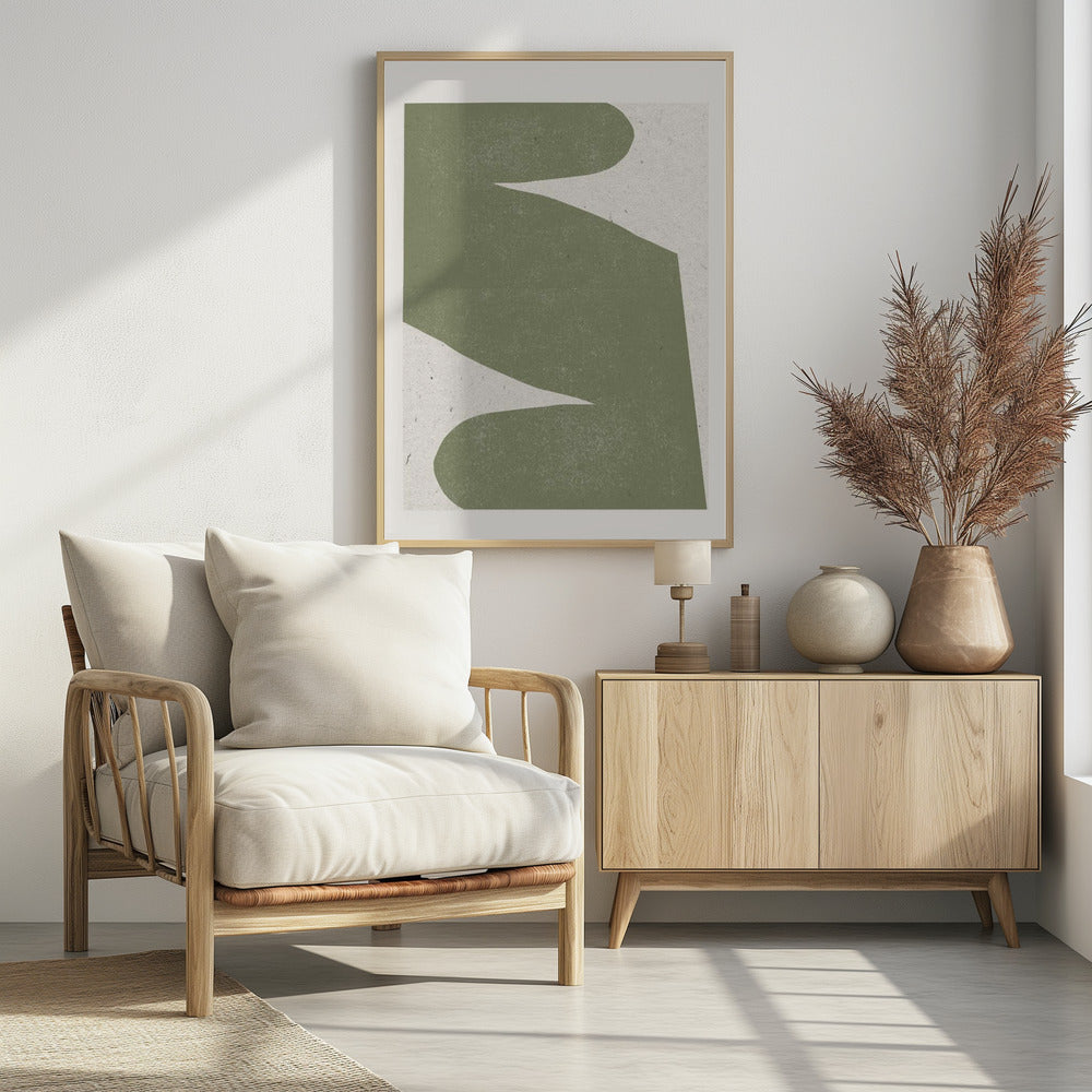 Sanfter grüner Fluss | Poster