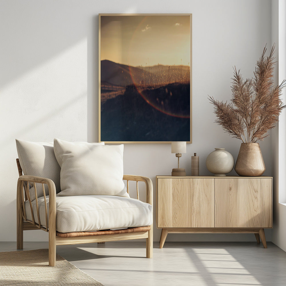 Goldener Horizont Glühen | Poster