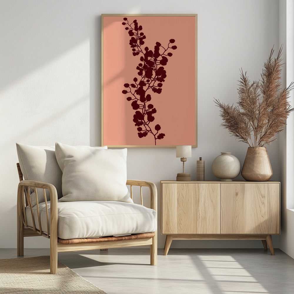 Blumensilhouette 3 | Poster