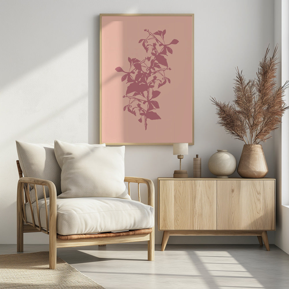 Blumensilhouette 5 | Poster