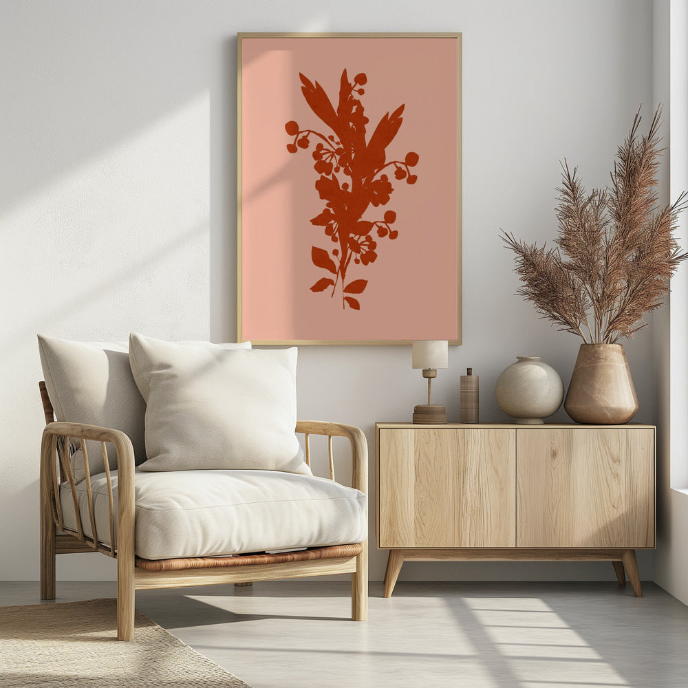 Blumensilhouette 8 | Poster