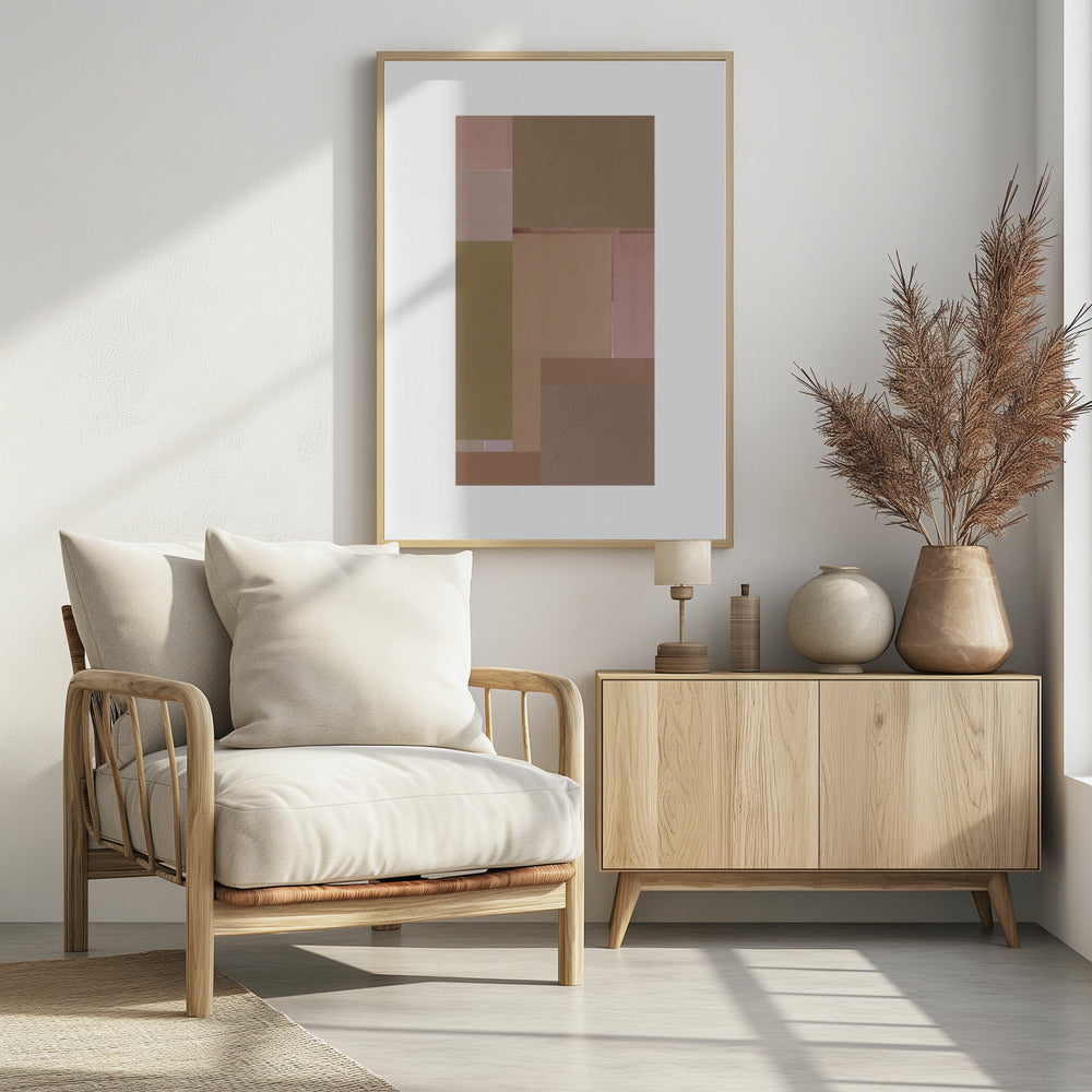 Abstrakte strukturierte Komposition 6 | Poster