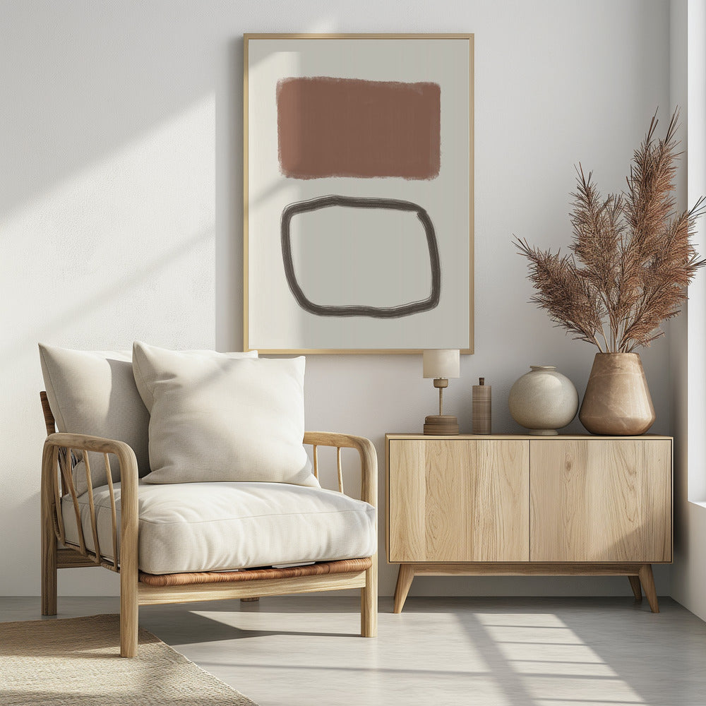 Minimalistisches abstraktes Design | Poster