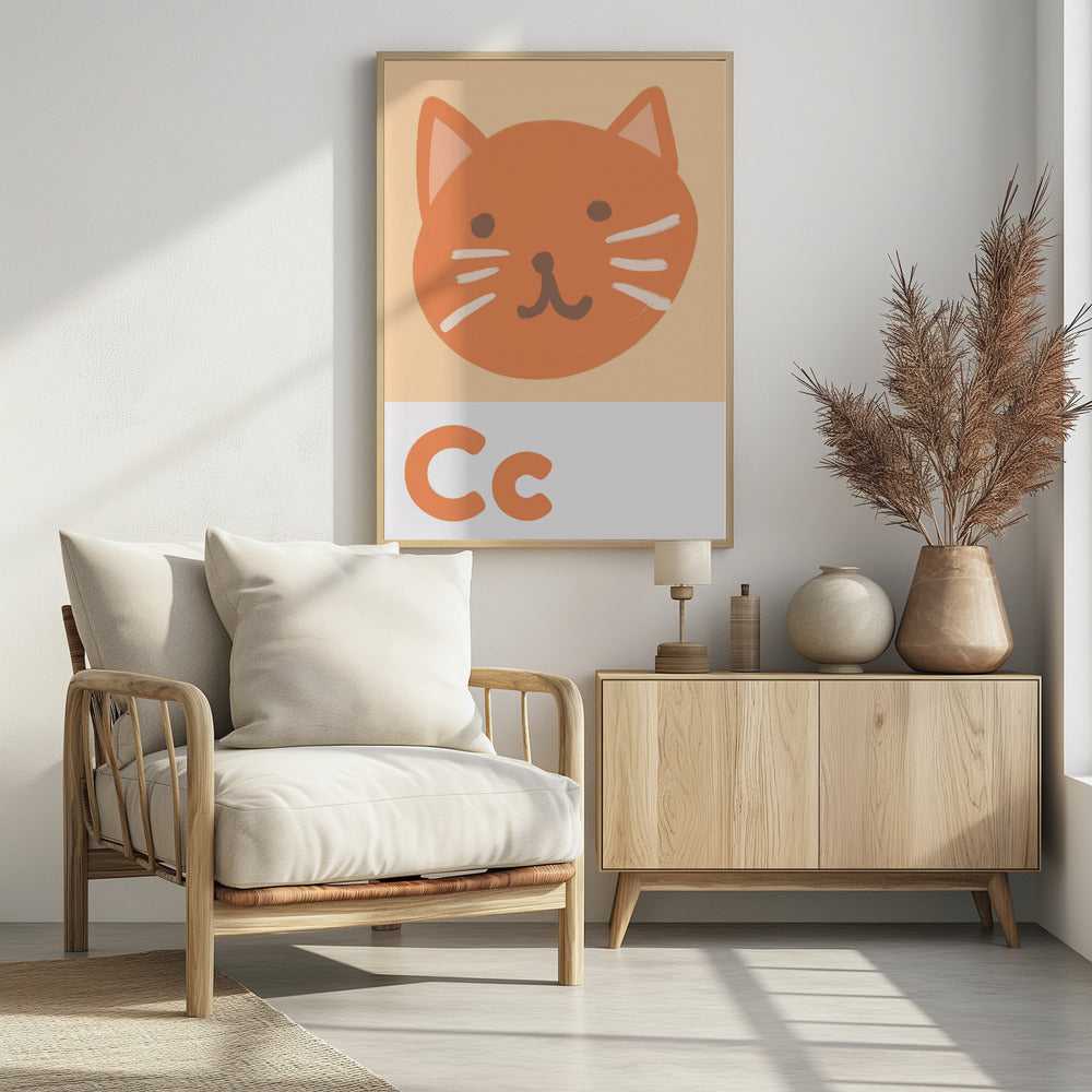 Kuschelkatze C | Poster