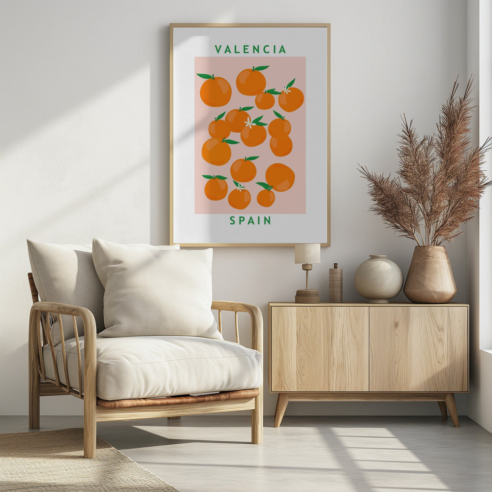 Blumenmarkt Orangen | Poster