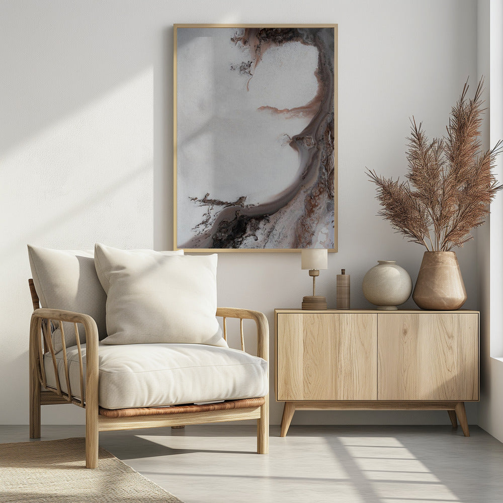 MINIMAL Art -  Earthly Currents 1 | Poster