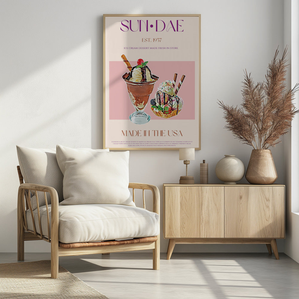Köstliche Eisbecher | Poster
