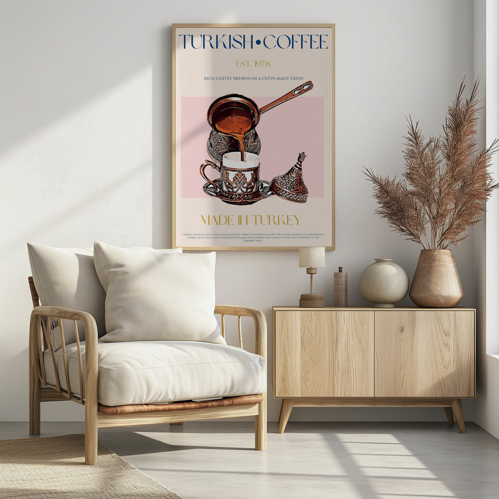 Türkischer Kaffeedruck | Poster