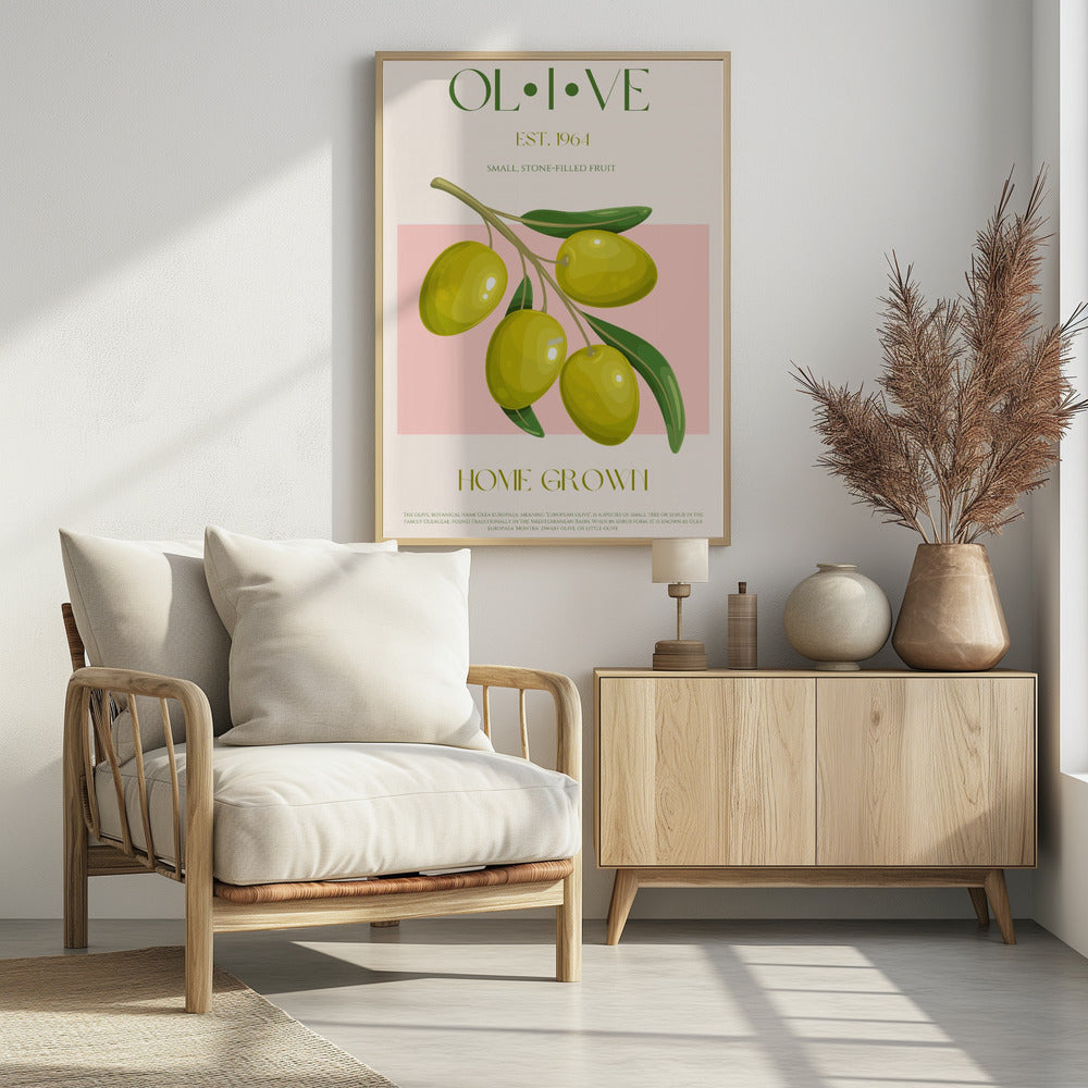 Goldene Oliven-Essenz | Poster