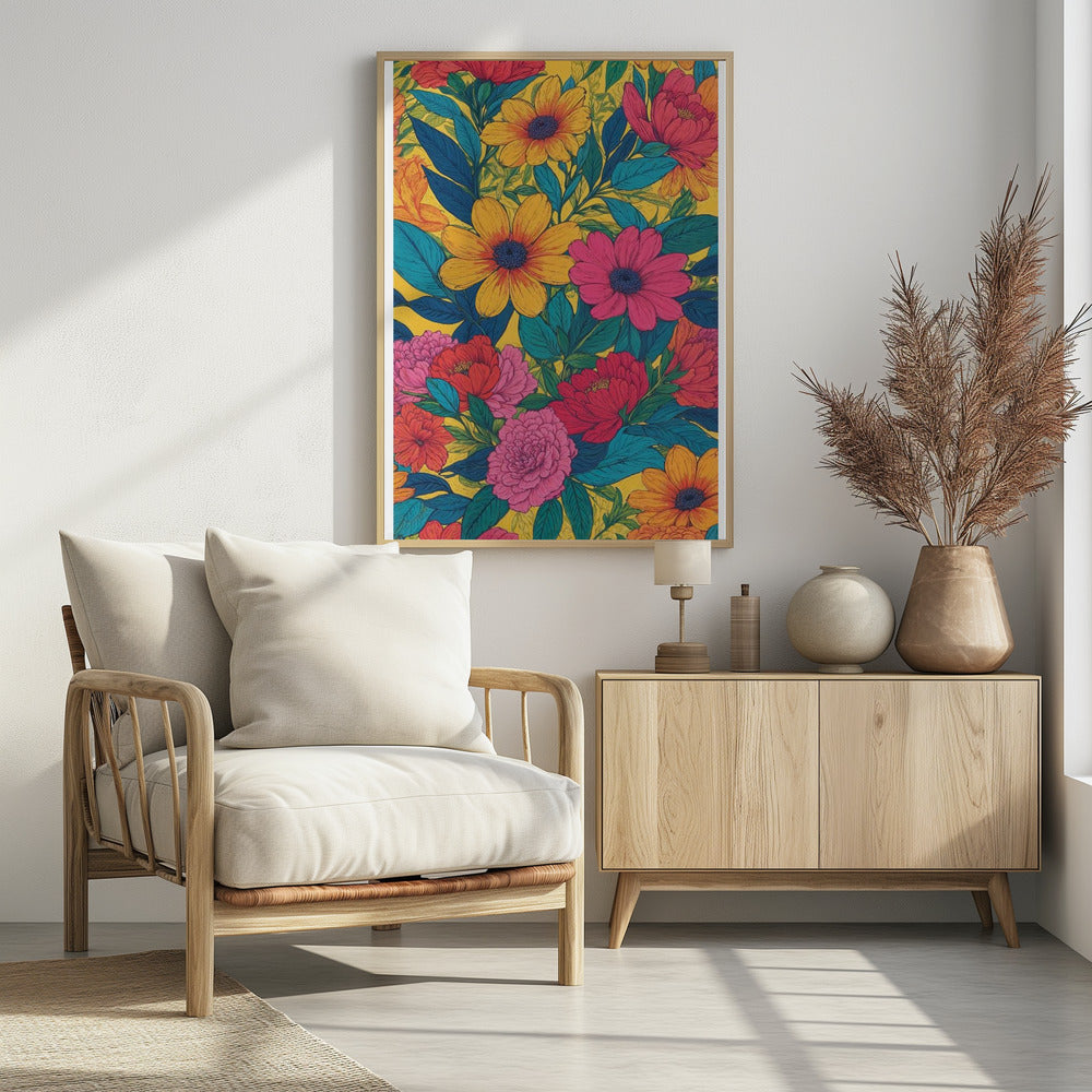 Lebendige Blüte | Poster