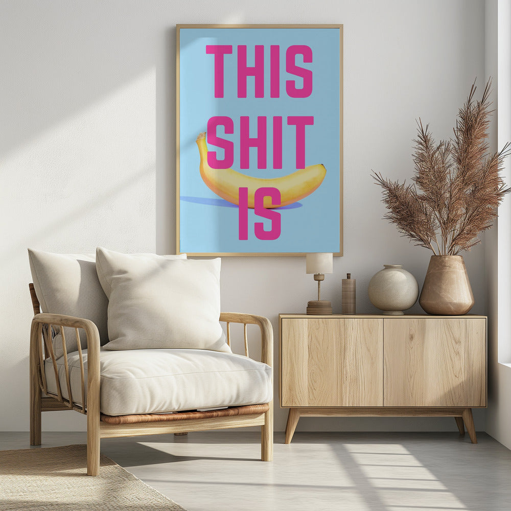 Mutiges Bananen-Statement | Poster