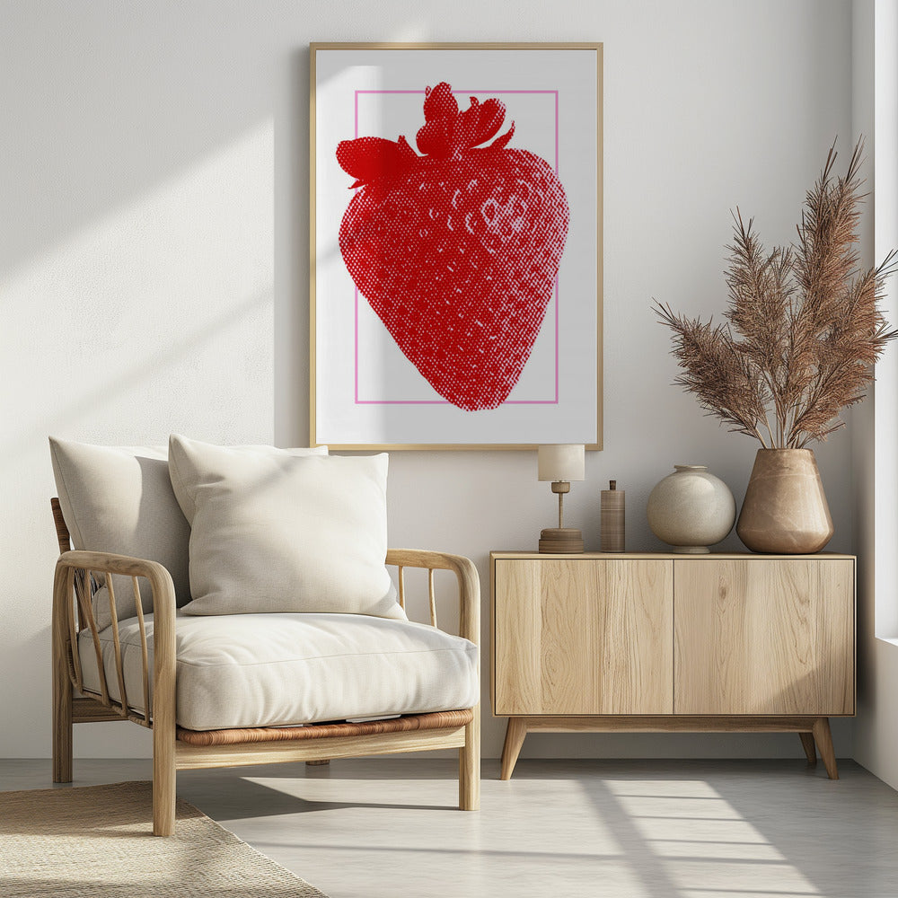 Rote Erdbeere | Poster