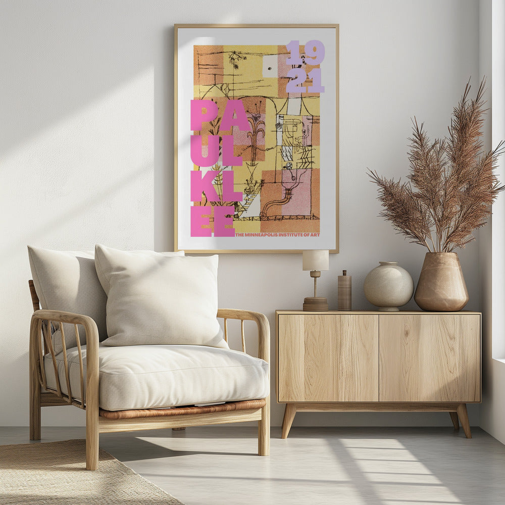 Strichzeichnungen und geometrische Formen | Poster