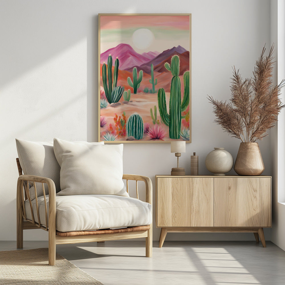 Eine lebendige Wüstenlandschaft | Poster