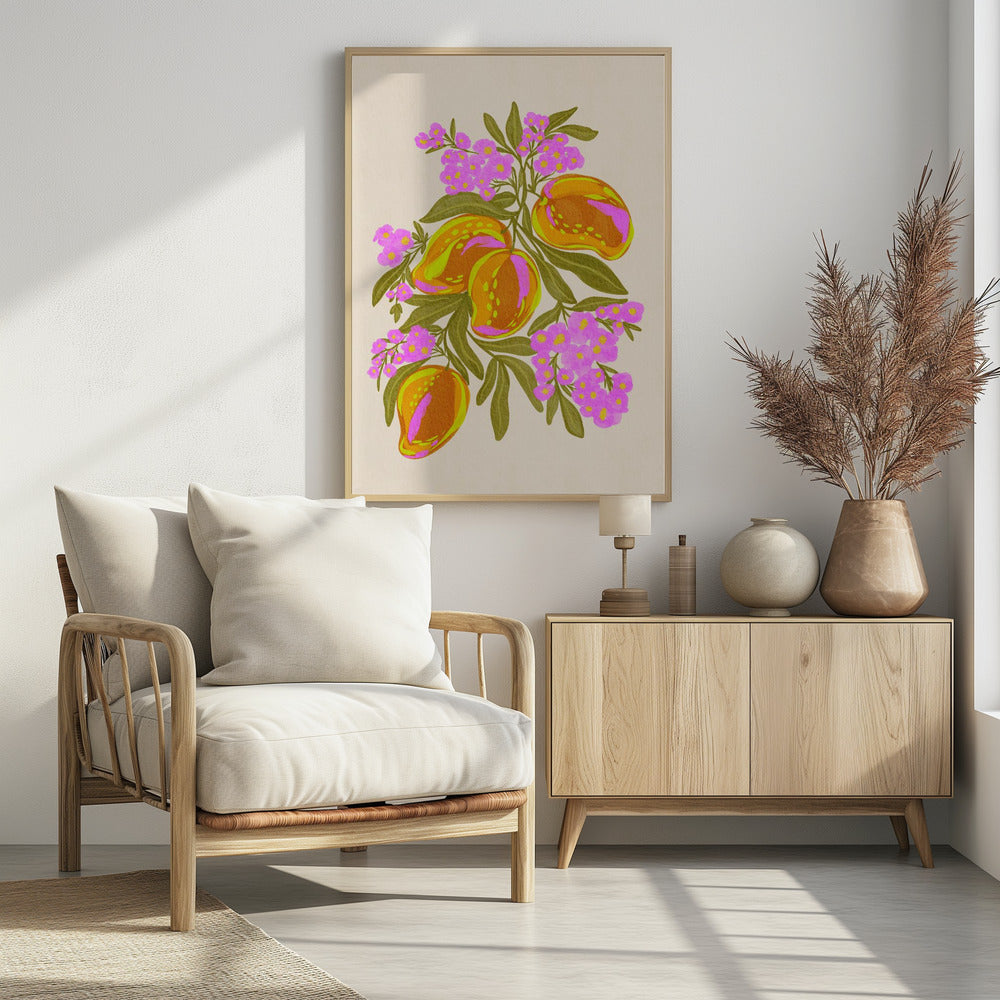 Lebendige Mangos | Poster